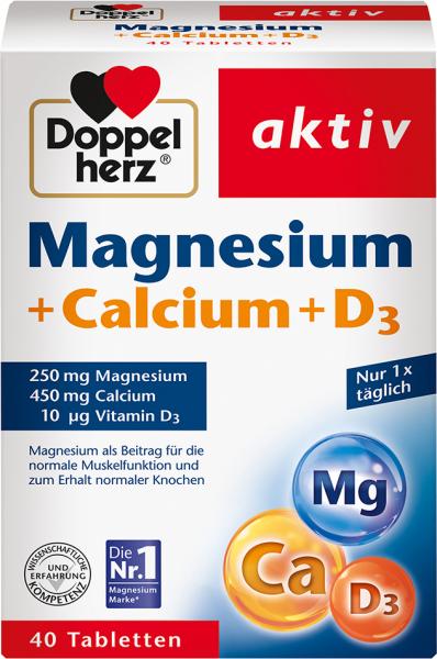 Doppelherz Magnesium + Calcium + D3