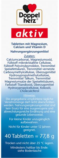 Doppelherz Magnesium + Calcium + D3