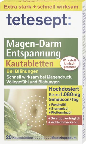 Tetesept Magen-Darm-Entspannung Kautabletten