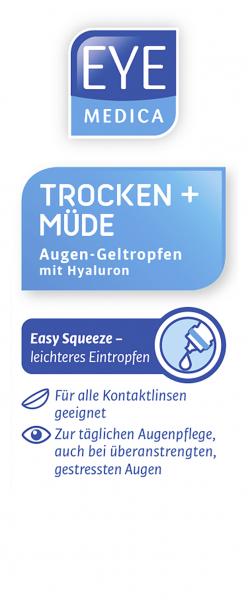 Eye Medica Gel-Tropfen Trocken + Müde