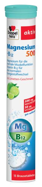 Doppelherz aktiv Magnesium 500 + B12 Brausetabletten