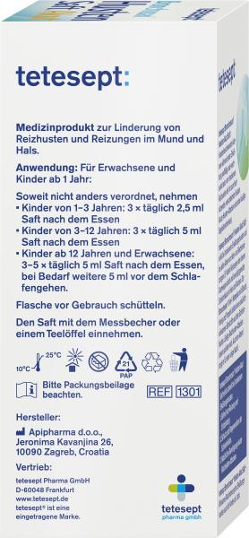 Tetesept Bronchosan Husten Saft Akut