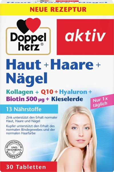 Doppelherz aktiv Haut + Haare + Nägel