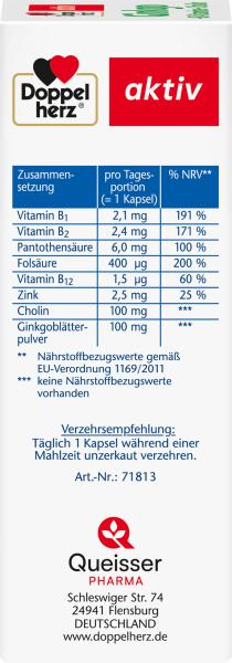 Doppelherz Ginkgo + B-Vitamine + Cholin