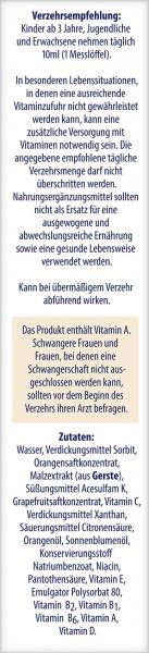 Sanostol Multi-Vitamine ohne Zuckerzusatz