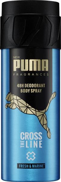 Puma Men Cross The Line Body Spray fresh & marine