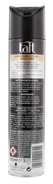 Schwarzkopf 3 Wetter Taft Haarspray Invisible Power mega stark