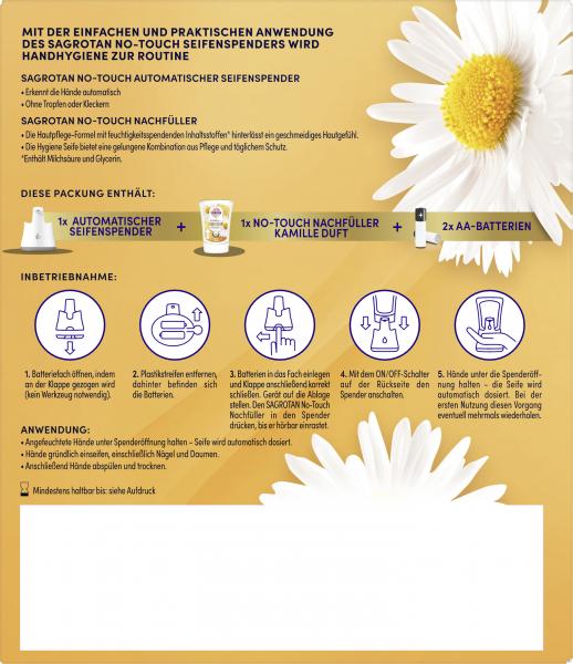 Sagrotan Hygiene Seife No Touch Starter Set Kamille Duft