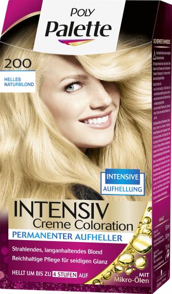 Schwarzkopf Poly Palette Intensiv Creme Coloration 200 helles Naturblond