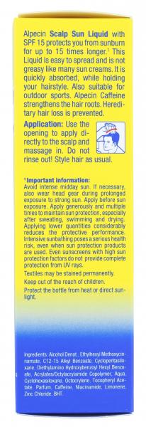 Alpecin Kopfhaut Sun-Liquid LSF 15