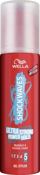 Wella Shockwaves Gel Styler Ultra Strong Power Hold
