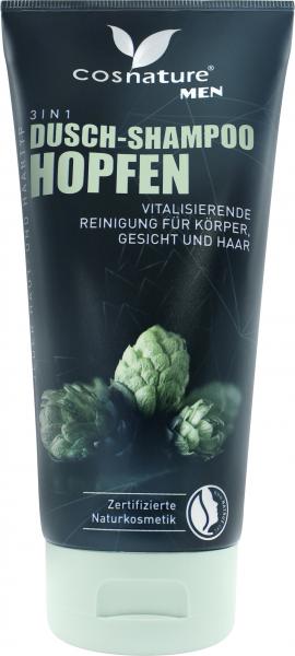 Cosnature Men 3in1 Dusch-Shampoo Hopfen