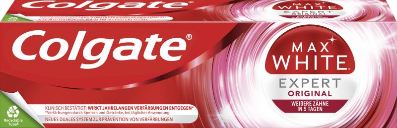 Colgate Zahncreme Max White Expert Original