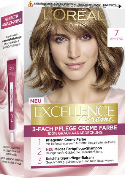 L'Oréal Excellence Creme 7 Mittelblond