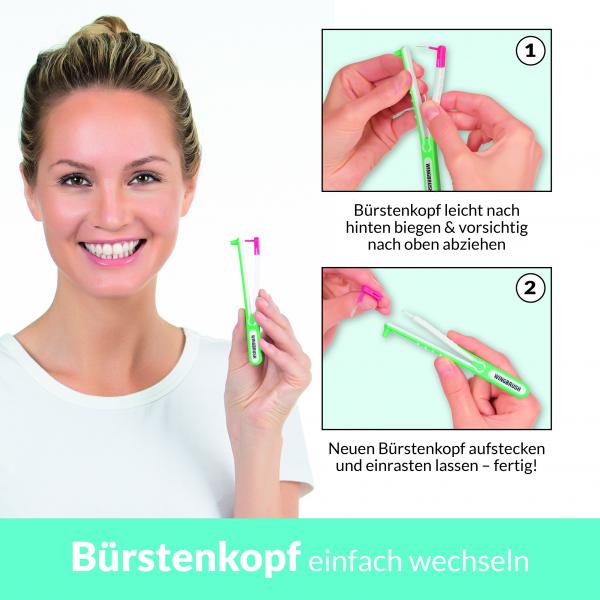 Wingbrush Interdentalbürste Starter-Kit 4-tlg. 