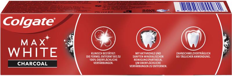 Colgate Zahncreme Max White Charcoal