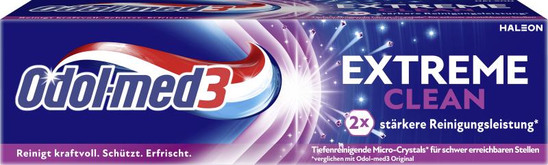 Odol-med3 Zahncreme Extreme Clean Tiefenreinigung