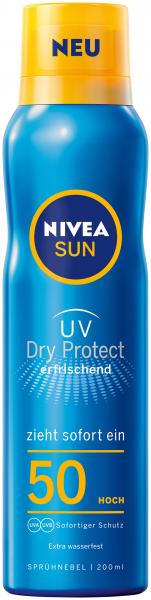 Nivea Sun UV Dry Protect erfrischender Sprühnebel LSF 50