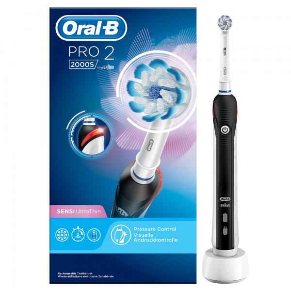 Oral-B Pro 2 2000S Sensi UltraThin Elektrische Zahnbürste