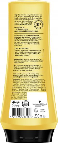 Schwarzkopf Gliss Kur Spülung Oil Nutritive