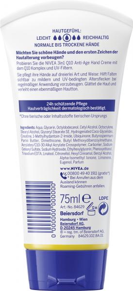 Nivea 3in1 Anti-Age Q10 Hand Creme