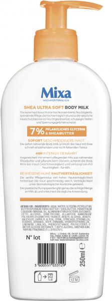 Mixa Body Milk Shea Ultra Soft Trockene Haut