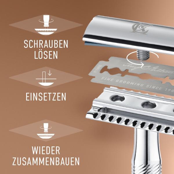 King C. Gillette Double Edge Safety Razor Blades