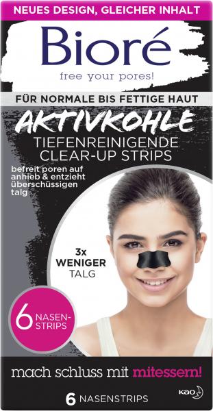 Bioré Clear-Up Strips mit Aktivkohle