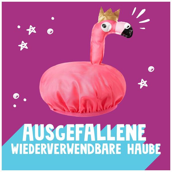 Bear Fruits Flamingo Glatt + Weich Haarmaske mit Haube