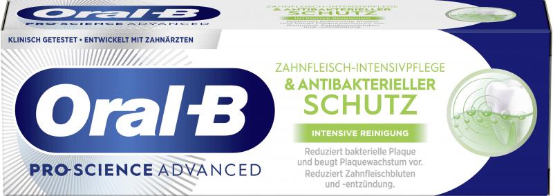 Oral-B Professional Zahnfleisch-Intensivpflege & Antibakterieller SchutzZahncreme