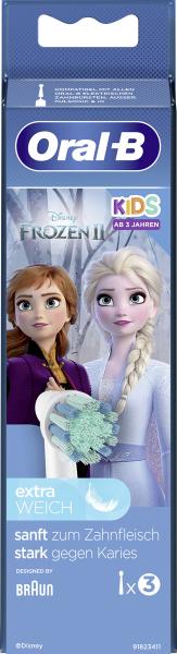 Oral-B Aufsteckbürsten Kids Spiderman oder Eiskönigin