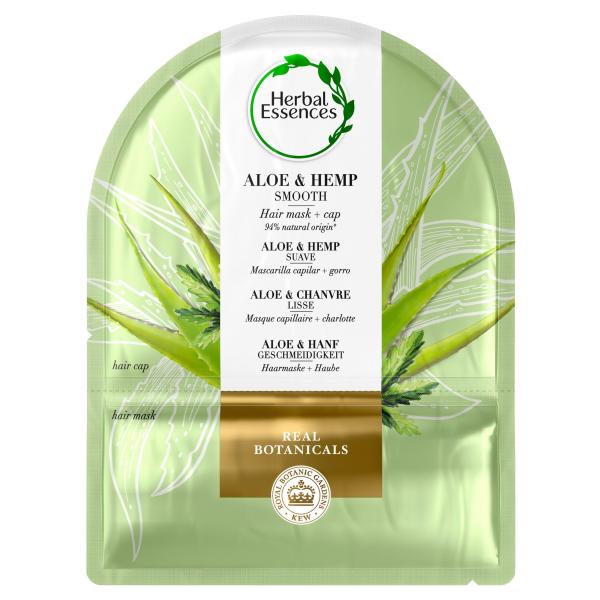 Herbal Essences Aloe & Hanf Geschmeidigkeit Haarmaske + Haube