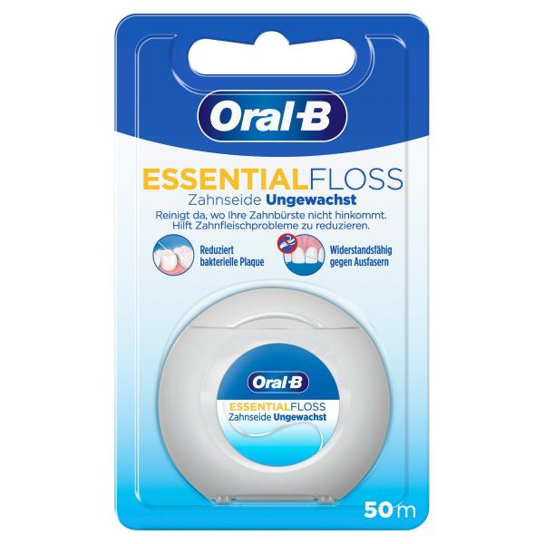 Oral-B Essentialfloss Zahnseide Ungewachst