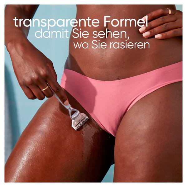 Gillette Satin Care 2-in-1 Reinigungs- und Rasiergel