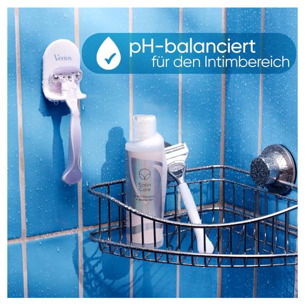 Gillette Satin Care 2-in-1 Reinigungs- und Rasiergel