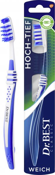 Dr. Best Zahnbürste Classic Hoch-Tief weich