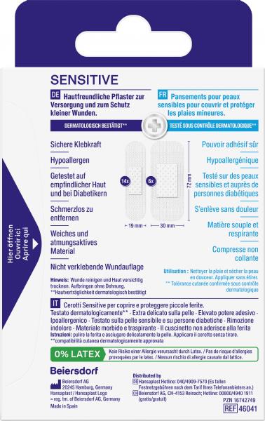 Hansaplast Sensitive 20 Strips