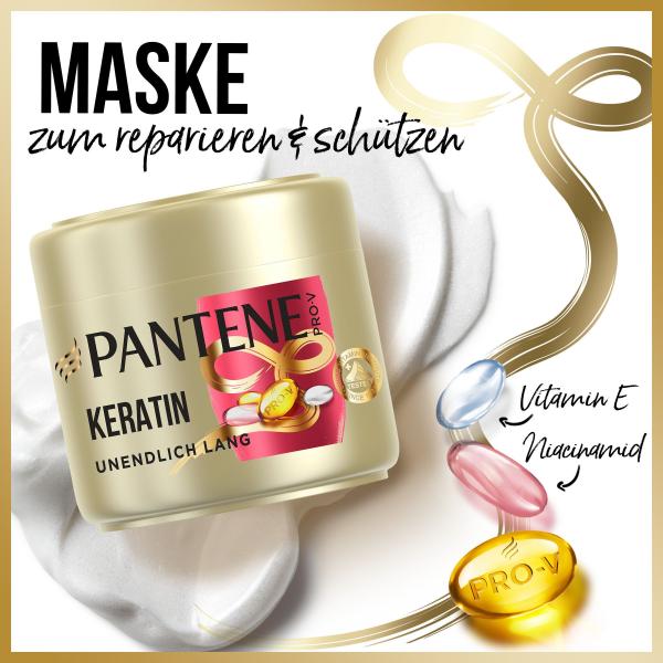 Pantene Pro-V Keratin Haarmaske unendlich lang