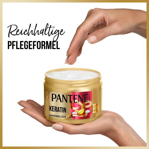 Pantene Pro-V Keratin Haarmaske unendlich lang