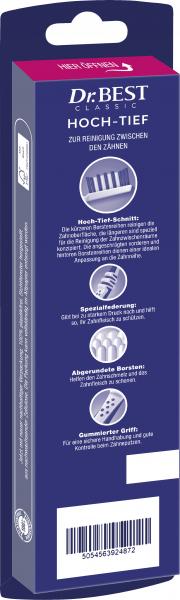 Dr. Best Zahnbürsten Classic Hoch-Tief Mittel