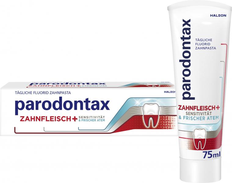 Parodontax Zahncreme Zahnfleisch + Sensitivität & Frischer Atem