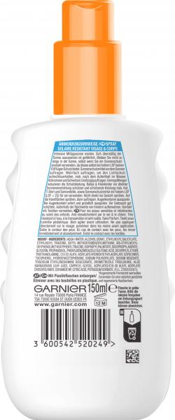 Garnier Ambre Solaire Kids Sensitive Expert+ LSF 50