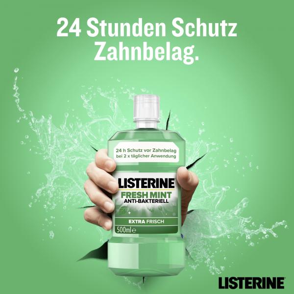 Listerine Mundspülung Fresh Mint Anti-Bakteriell