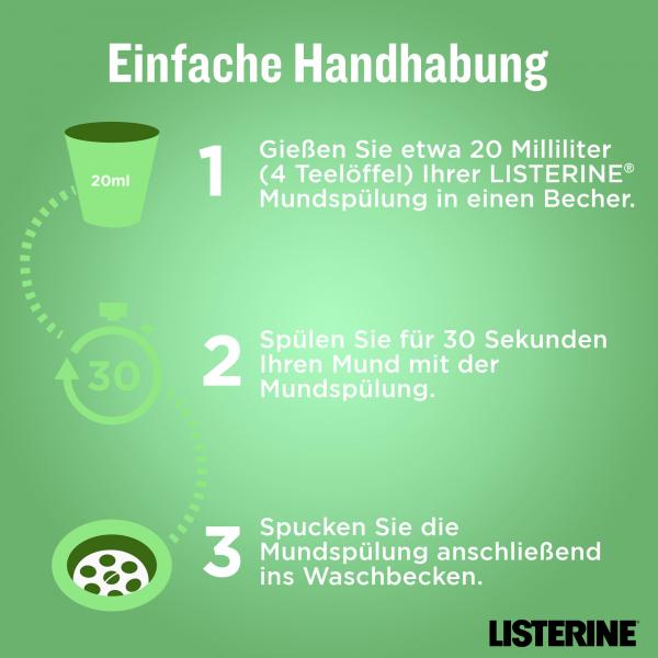 Listerine Mundspülung Fresh Mint Anti-Bakteriell