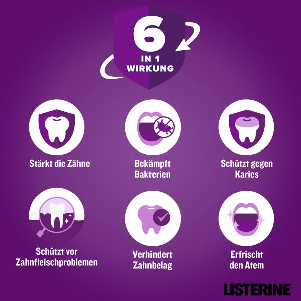 Listerine Mundspülung Total Care Zahnschutz 6in1
