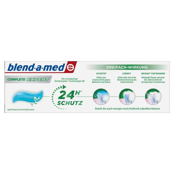 Blend-a-med Zahncreme Complete Expert Tiefenreinigung 24h Schutz