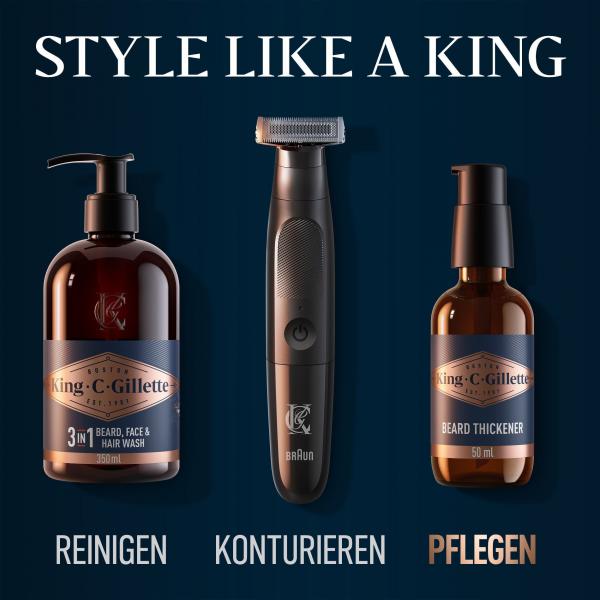 King C. Gillette Bartvolumen-Serum