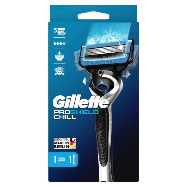 Gillette Fusion5 Proshield Chill Rasierer Herren