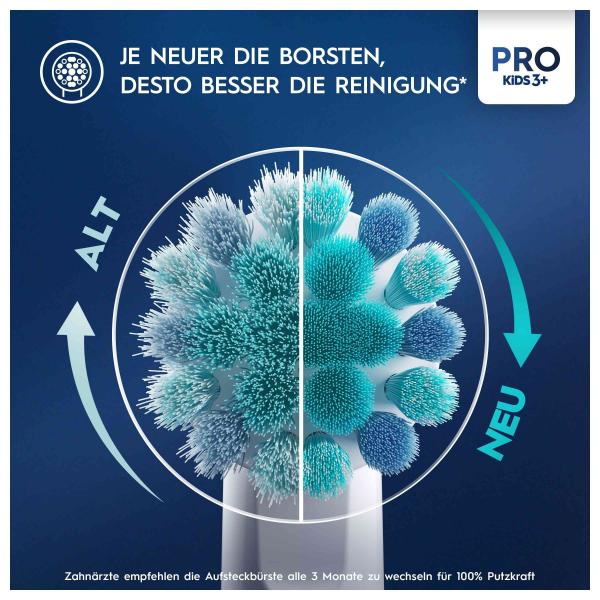 Oral-B Pro Kids 3+ Aufsteckbürsten Eiskönigin oder Spiderman