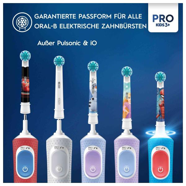 Oral-B Pro Kids 3+ Aufsteckbürsten Eiskönigin oder Spiderman